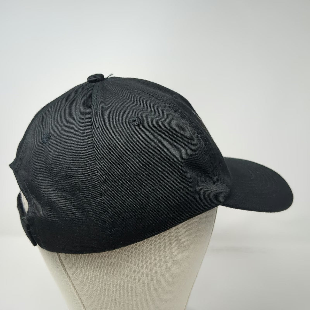 HTT 5 Panel Black One Size Hat Gourmet Dining Services Waiter Logo Strapback
