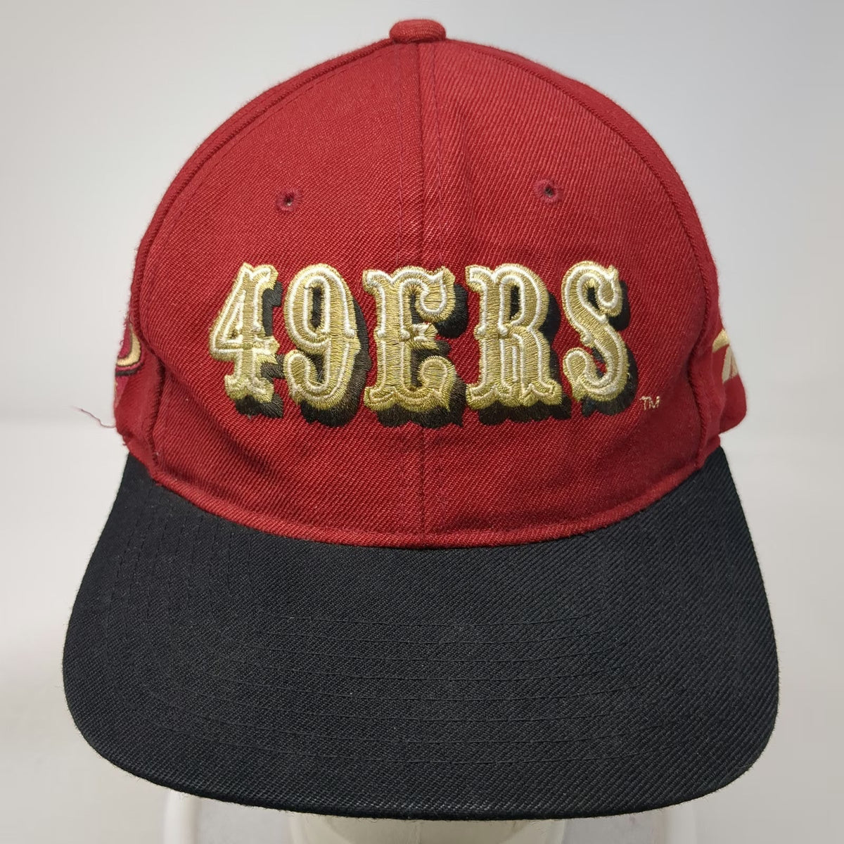 Reebok San Francisco 49ers NFL Snapback Hat Red Black 50th Anniversary Vintage