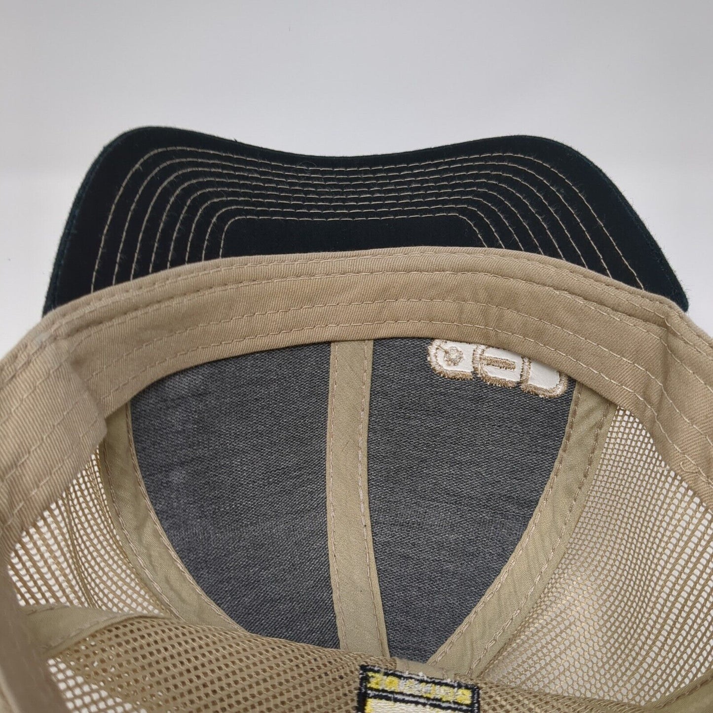 CED Las Cruces Strapback Trucker Hat Multi One Size Mesh Back Square D