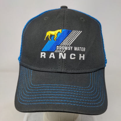 Drowsy Water Ranch Snapback Trucker Hat Multicolor One Size Mesh Back Ouray