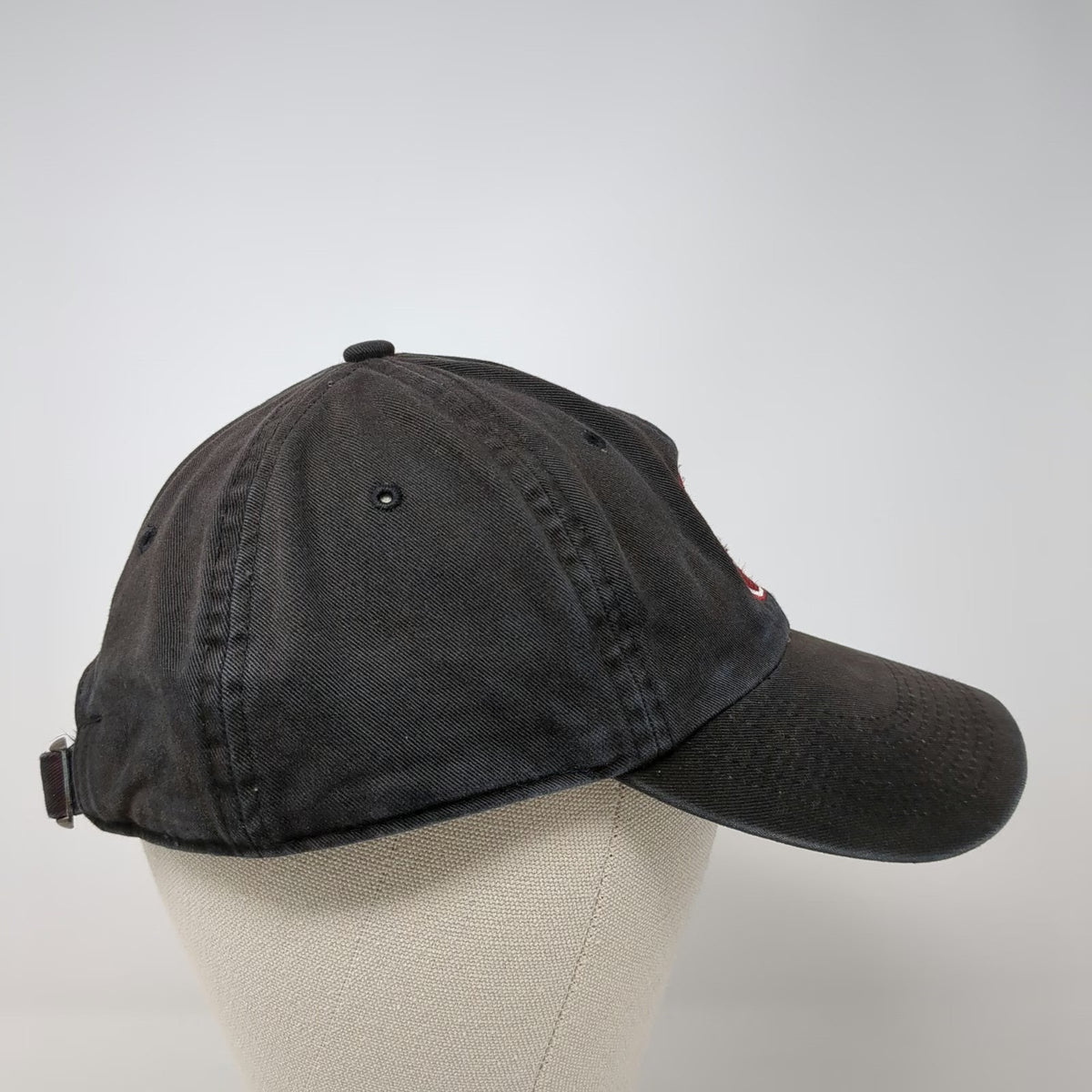 The Game Stanford Cardinal NCAA Cap Black One Size Strapback Embroidered Logo