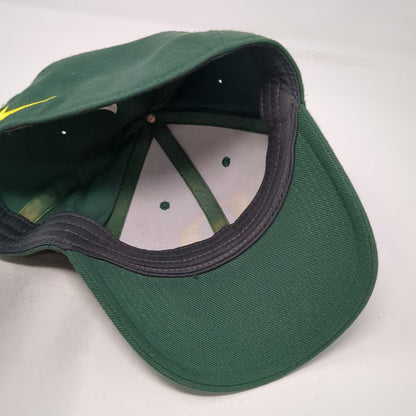 Nike Oregon Ducks NCAA Green Cap L Dri-Fit Stretch Fit Curved Brim Logo Hat