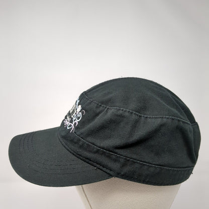 Charlotte North Carolina Strapback Cadet Army Hat Black One Size Solid