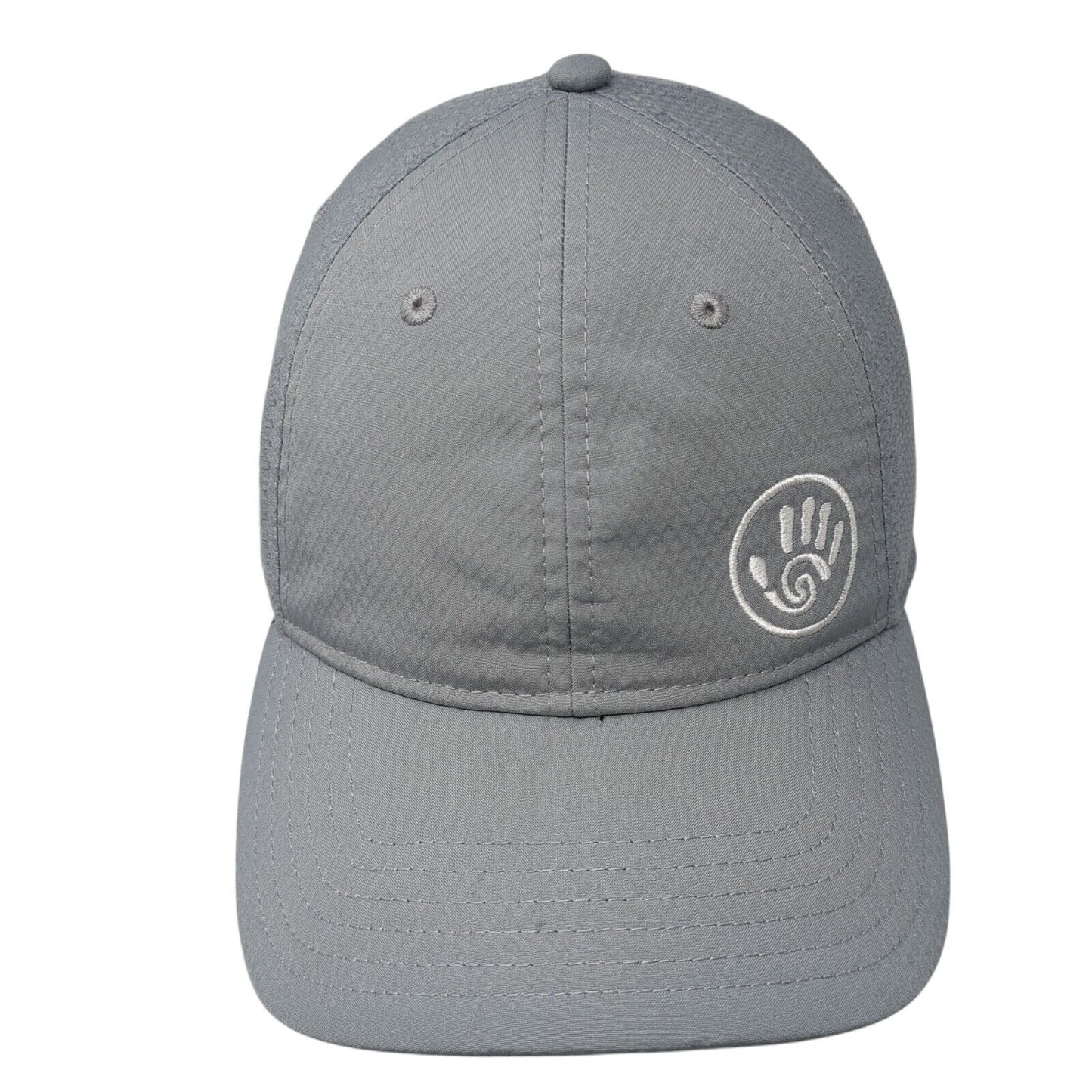 Under Armour Golf Fitted Hat Gray M/L Embroidered Logo Solid 6 Panel