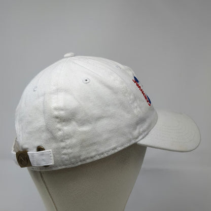 Newhattan Baseball Cap White One Size Carnival Cruise Line 2018 Logo Strap Hat