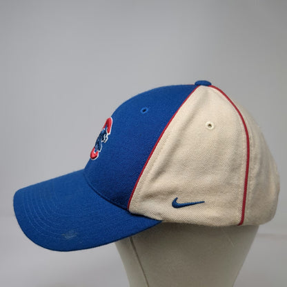 Chicago Cubs MLB Nike Baseball Cap Blue White Red One Size Wool Strapback Hat