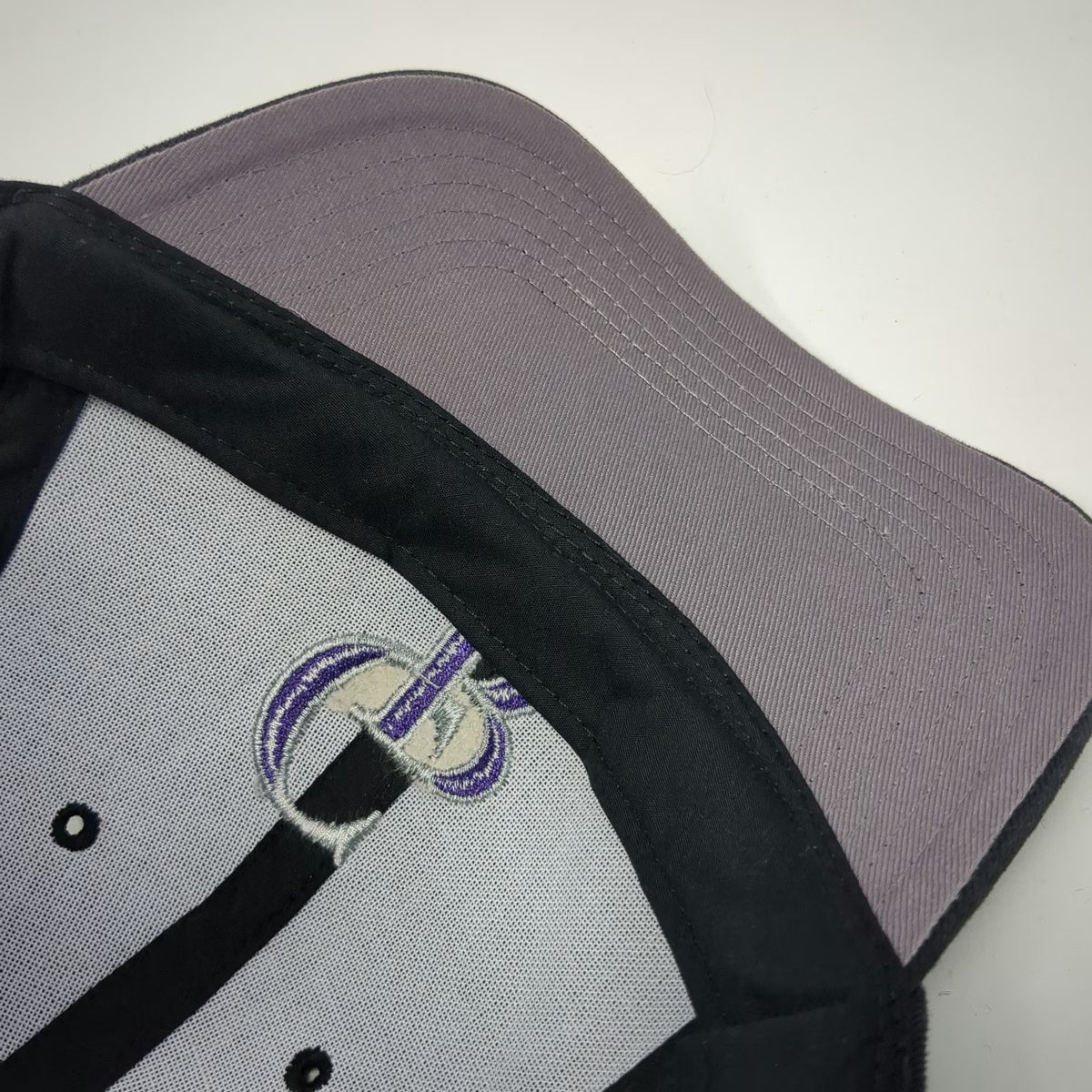 Colorado Rockies MLB Fan Favorite Baseball Cap Black Purple Silver OS Strapback