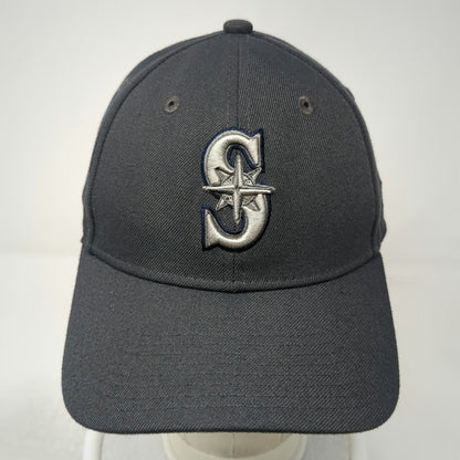 New Era Seattle Mariners MLB Baseball Cap Gray One Size 9FORTY Strapback Hat