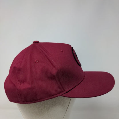 Palm Tree Snapback Hat Red One Size Embroidered Adjustable Dreamland