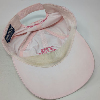 WicKid Baseball Cap Pink One Size Performance Breast Cancer Ribbon Triathlon Hat