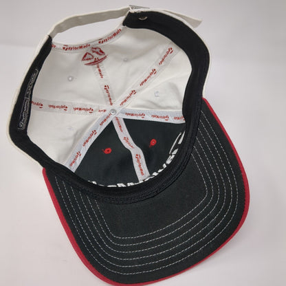 TaylorMade Slideback Hat Red One Size Adjustable Embroidered 6 Panel Tmax Gear