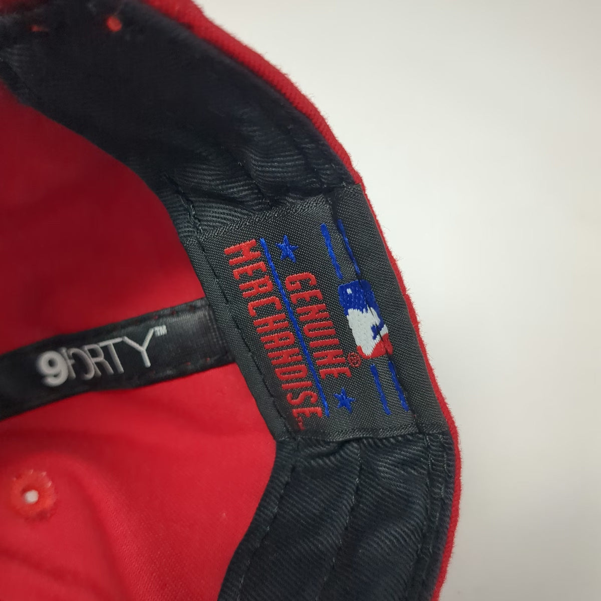 New Era Philadelphia Phillies MLB Baseball Cap Hat Blue Red One Size 9FORTY Logo