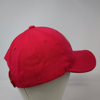 Rapid Dominance USMC Marine Corps Red One Size Baseball Cap Hat Strapback Gold