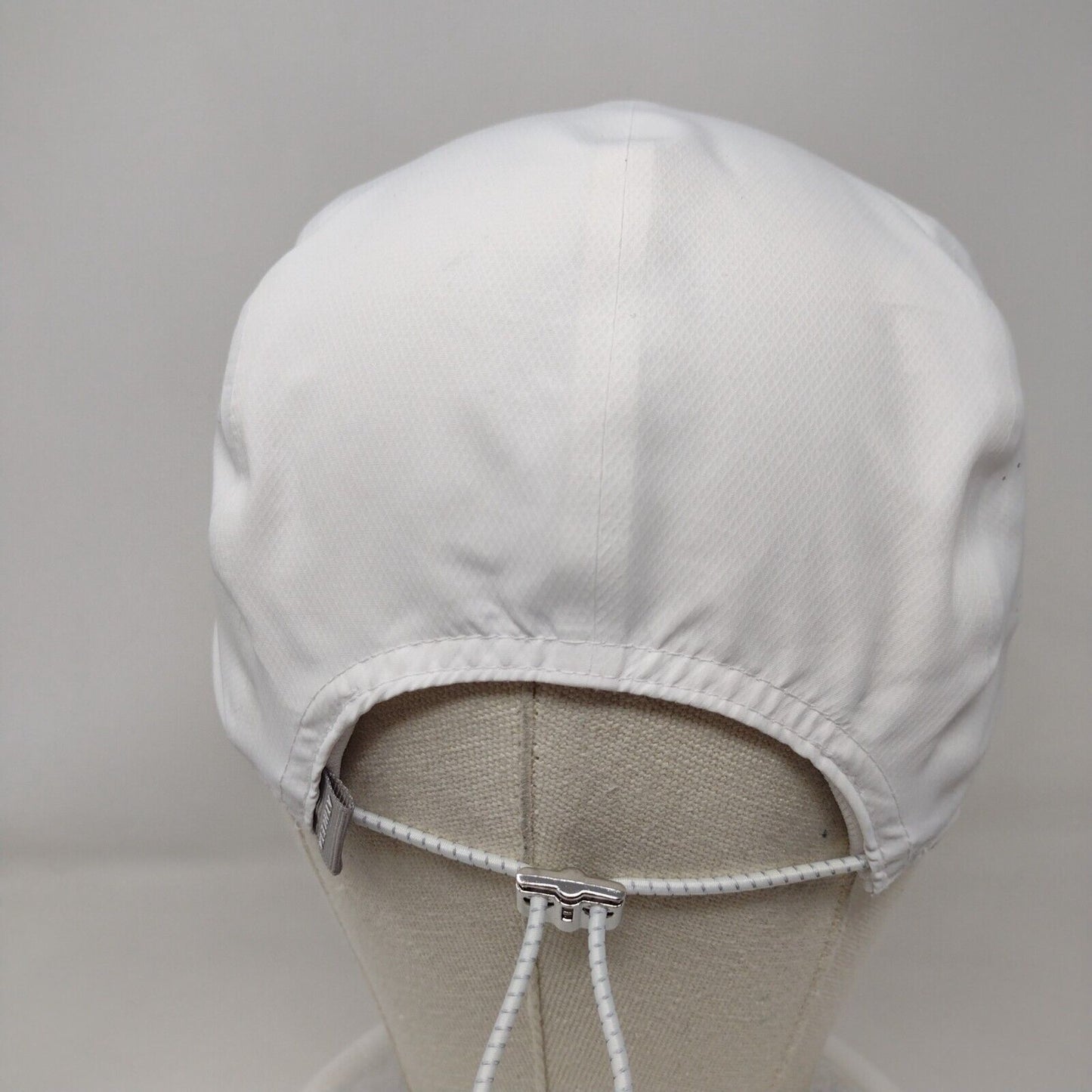 Athleta 5 Panel Ultra Light Run Cap White One Size Adjustable Breathable Blank
