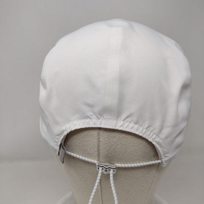 Athleta 5 Panel Ultra Light Run Cap White One Size Adjustable Breathable Blank