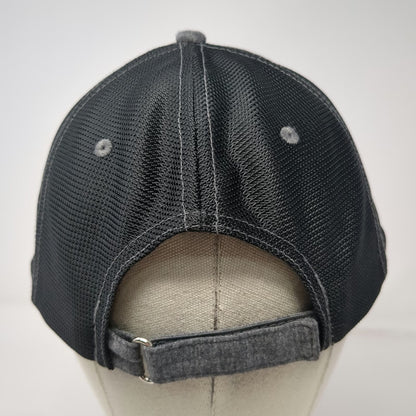 Cap America Baseball Cap Gray One Size Mesh Back Slideback Boise Turn Key Hat