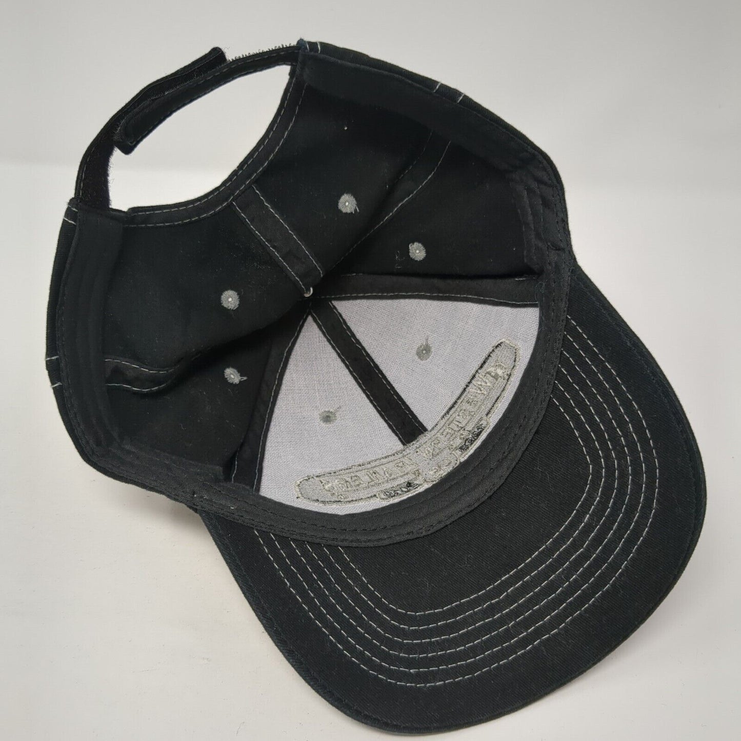 Western Trailers Strapback Hat Black One Size Embroidered 6 Panel