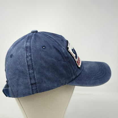 Blue Baseball Cap One Size Santorini Greece Patch Greek Flag Strapback Hat