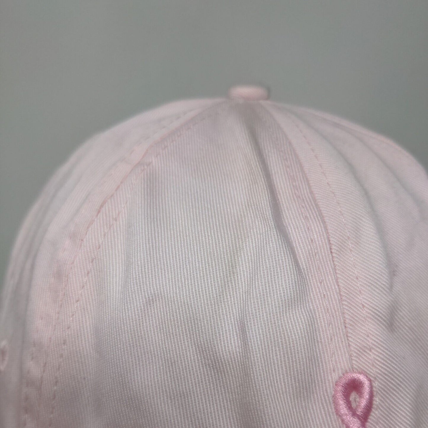 Share the Care Women's Strapback Hat Pink 100% Cotton Breast Cancer Awareness