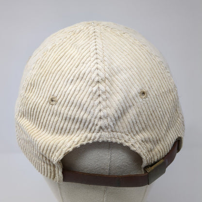 Walt Disney World Slideback Hat Tan One Size Adjustable Corduroy Mickey Mouse