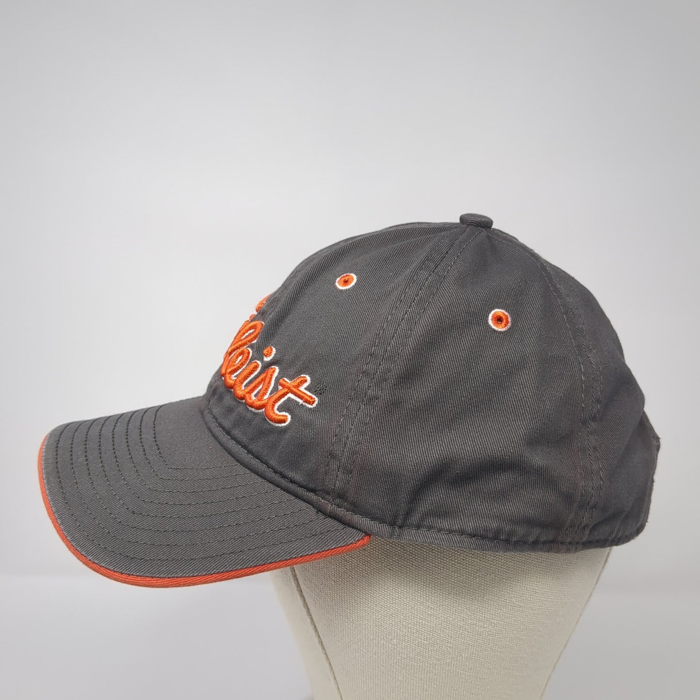 Titleist Slideback Baseball Cap Gray One Size Adjustable Embroidered 6 Panel