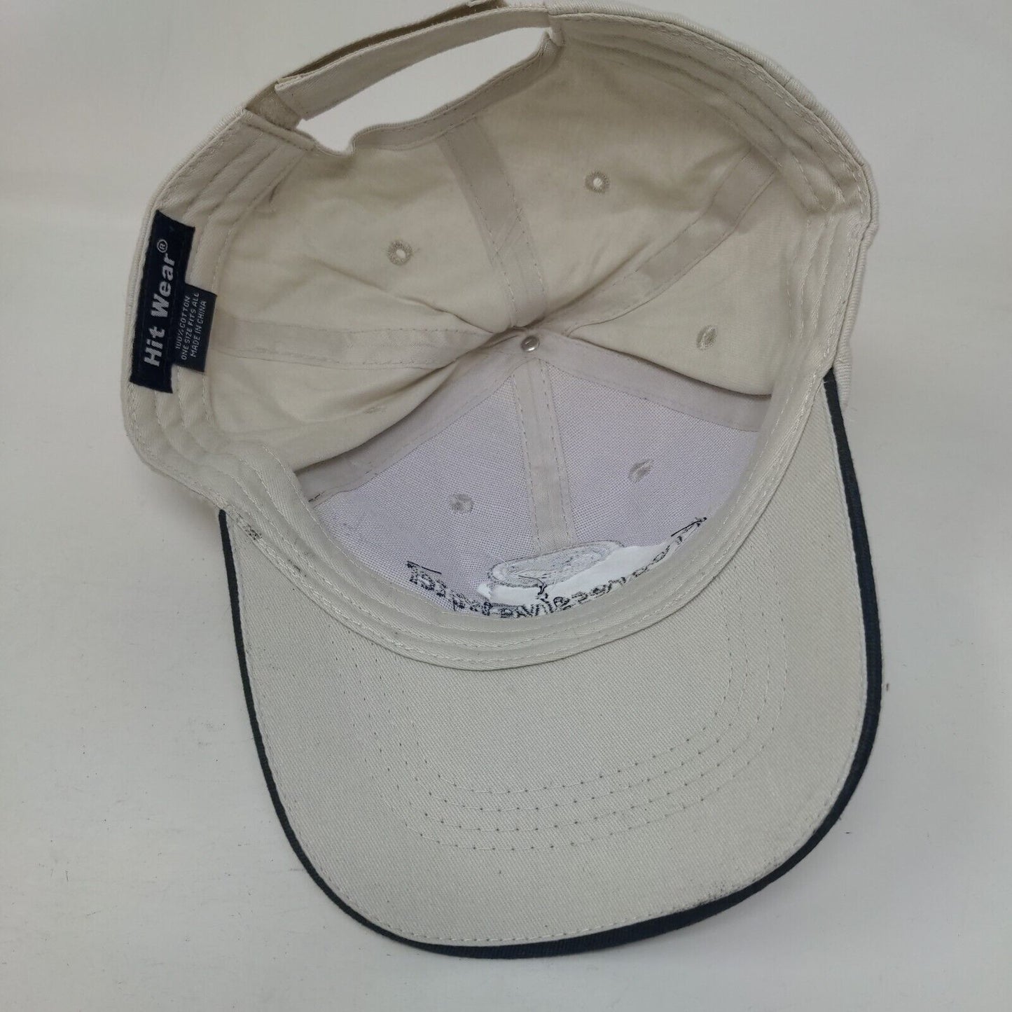 Progressive Water Resources Strapback Hat Cream OSFA 6 Panel Hit Wear
