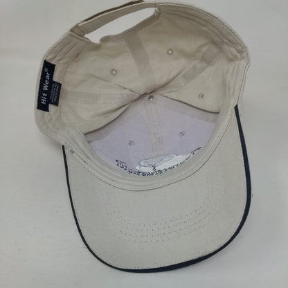 Progressive Water Resources Strapback Hat Cream OSFA 6 Panel Hit Wear
