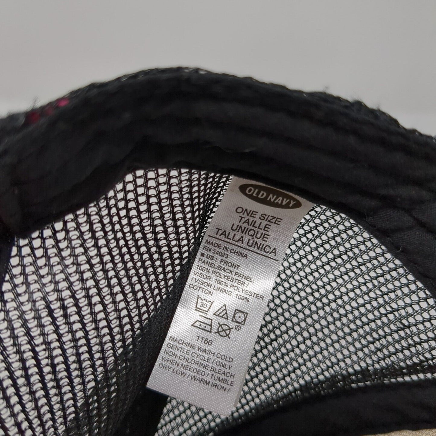 Cali Snapback Trucker Hat Black One Size Mesh Back Old Navy Adjustable