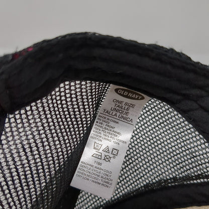 Cali Snapback Trucker Hat Black One Size Mesh Back Old Navy Adjustable