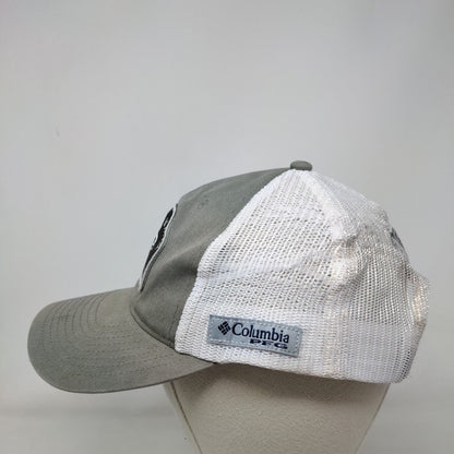 First On The Water Snapback Mesh Back Trucker Hat Gray One Size Columbia PFG