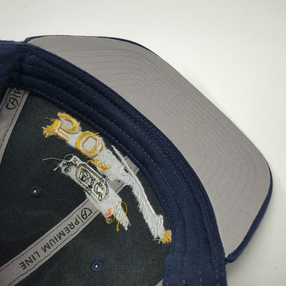 Cap America Snapback Blue One Size BIC Lighter 50th Anniversary 6 Panel Hat