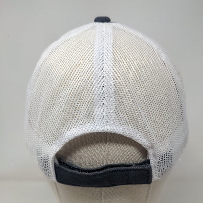 Hamilton's on Magnolia Strapback Trucker Hat Blue OSFM Adjustable Mesh Back
