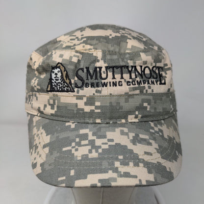 Smuttynose Brewing Company Cadet Army Cap Camouflage OS Embroidered Caps on Tap