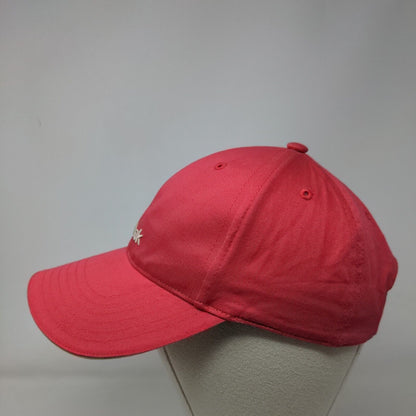 Reebok Slideback Hat Pink Large Adjustable Embroidered Vented Holes 6 Panel