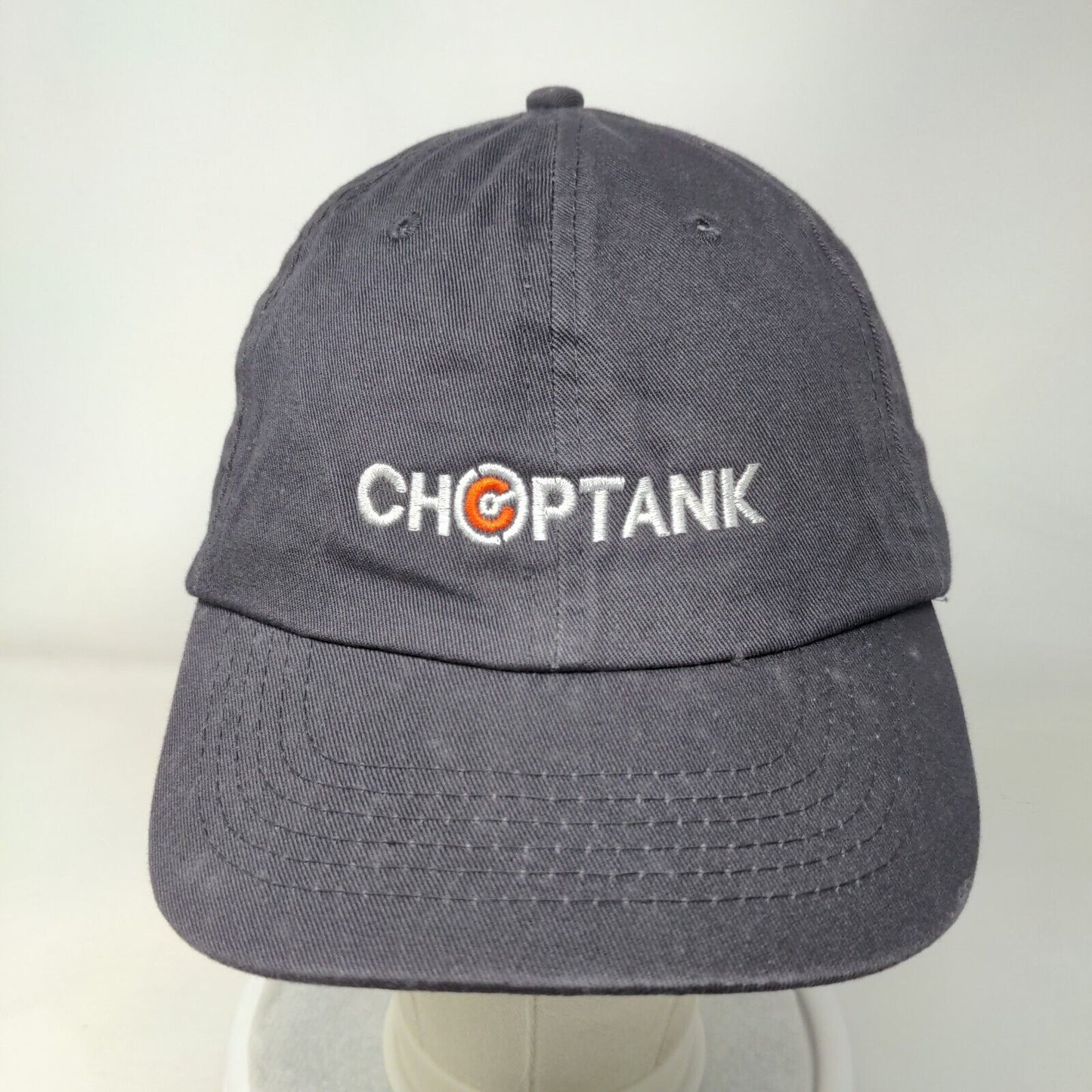 Choptank Slideback Hat Gray OSFA Embroidered Adjustable 6 Panel