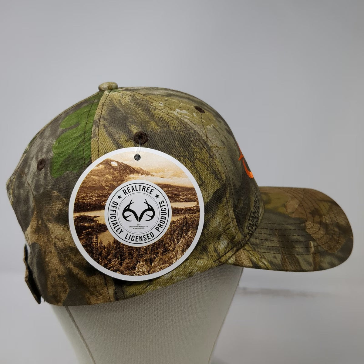 Cap America Baseball Cap Green Brown One Size Ryder Camo Realtree Advantage Hat