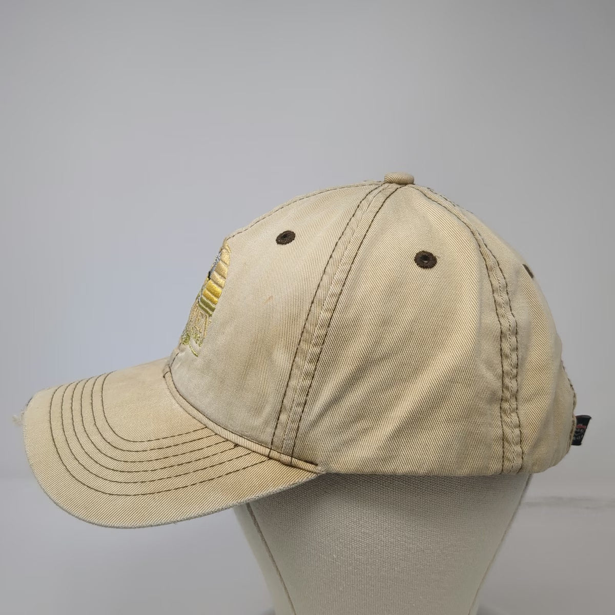 Legendary Headwear Baseball Cap Beige OSFM 2008 US Open Torrey Pines Golf hat