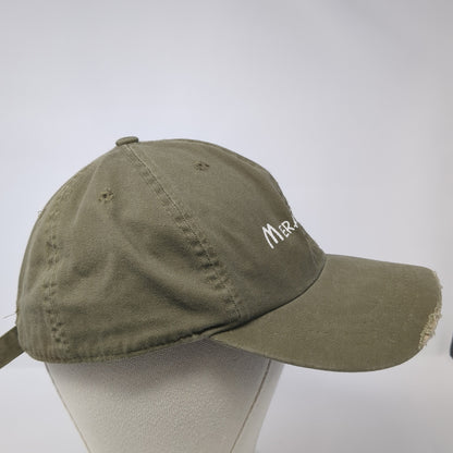 Meramec River Slideback Hat Green One Size Adjustable Embroidered HG