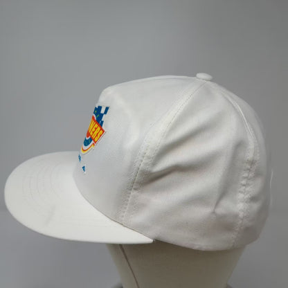 White Trucker Georgia-Pacific Winners Circle Snapback Hat OS Racing Vintage