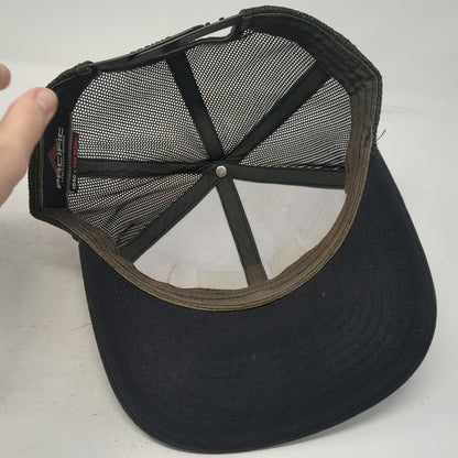 Pacific Headwear Trucker Hat Black One Size Dirty Rotten Buckers Skeleton Mesh