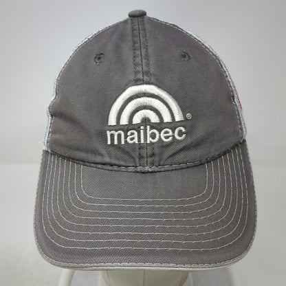 Outdoor Cap Trucker Hat Gray One Size Maibec US Canada Flags Mesh Snapback