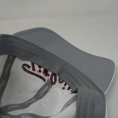 Titleist Slideback Hat White One Size Embroidered Adjustable Outdoor