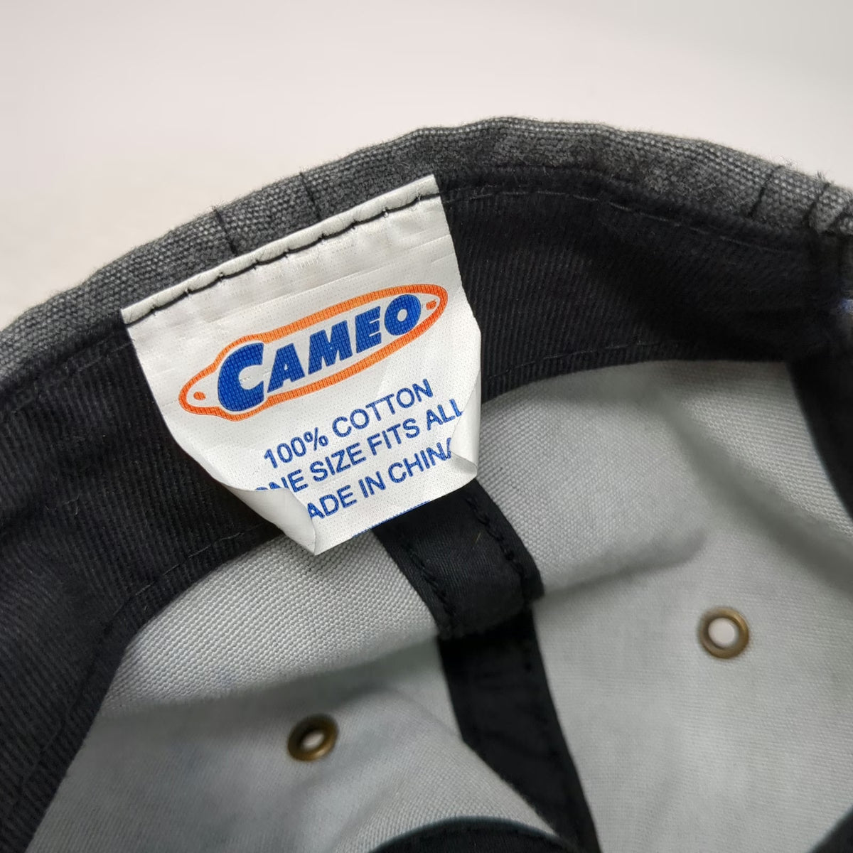 Cameo Baseball Cap Gray One Size Salmon Falls Resort Ketchikan Alaska Fishing