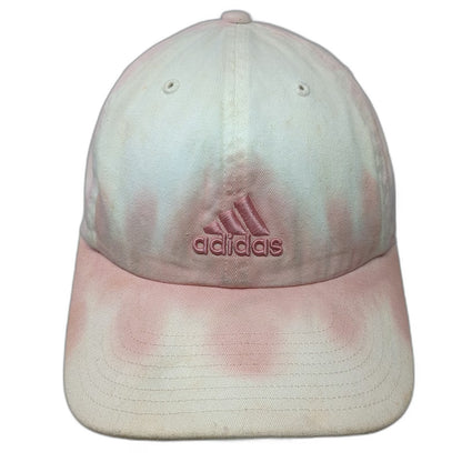 Adidas Baseball Cap White Pink One Size Tie Dye AEROREADY Cotton Adjustable Hat
