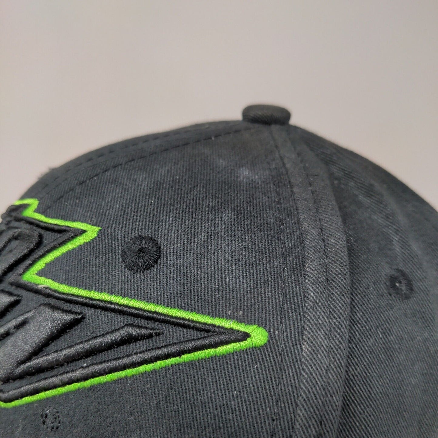 Mtn Dew Men's Snapback Hat Black Embroidered Logo 2013 Official Adjustable
