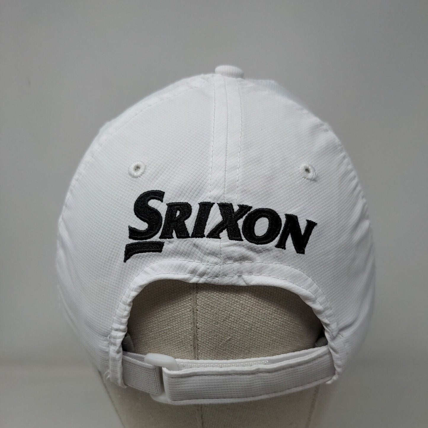 Mike Bender Elite Golf Academy Strapback Hat White One Size Embroidered Srixon
