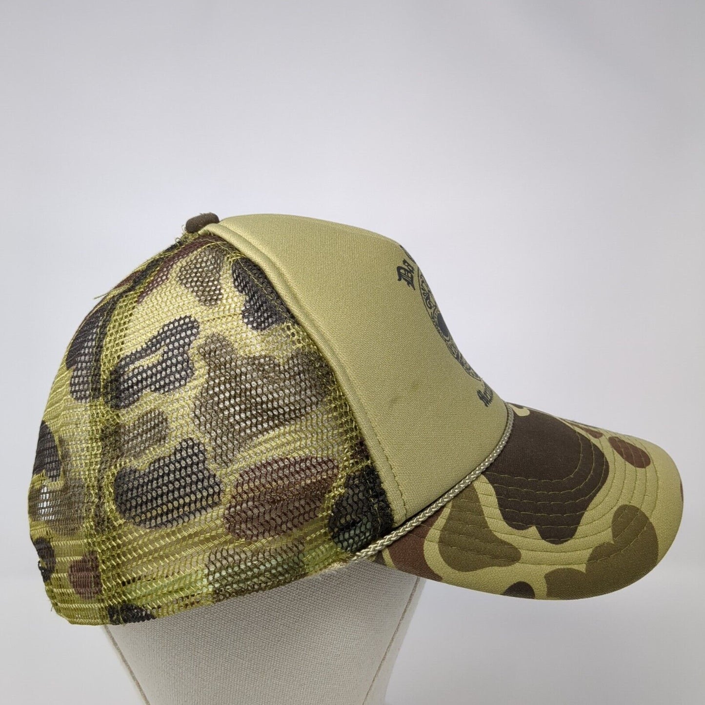 Da Crack Mexican Grinds Mesh Back Rope Trucker Hat Camo One Size Otto