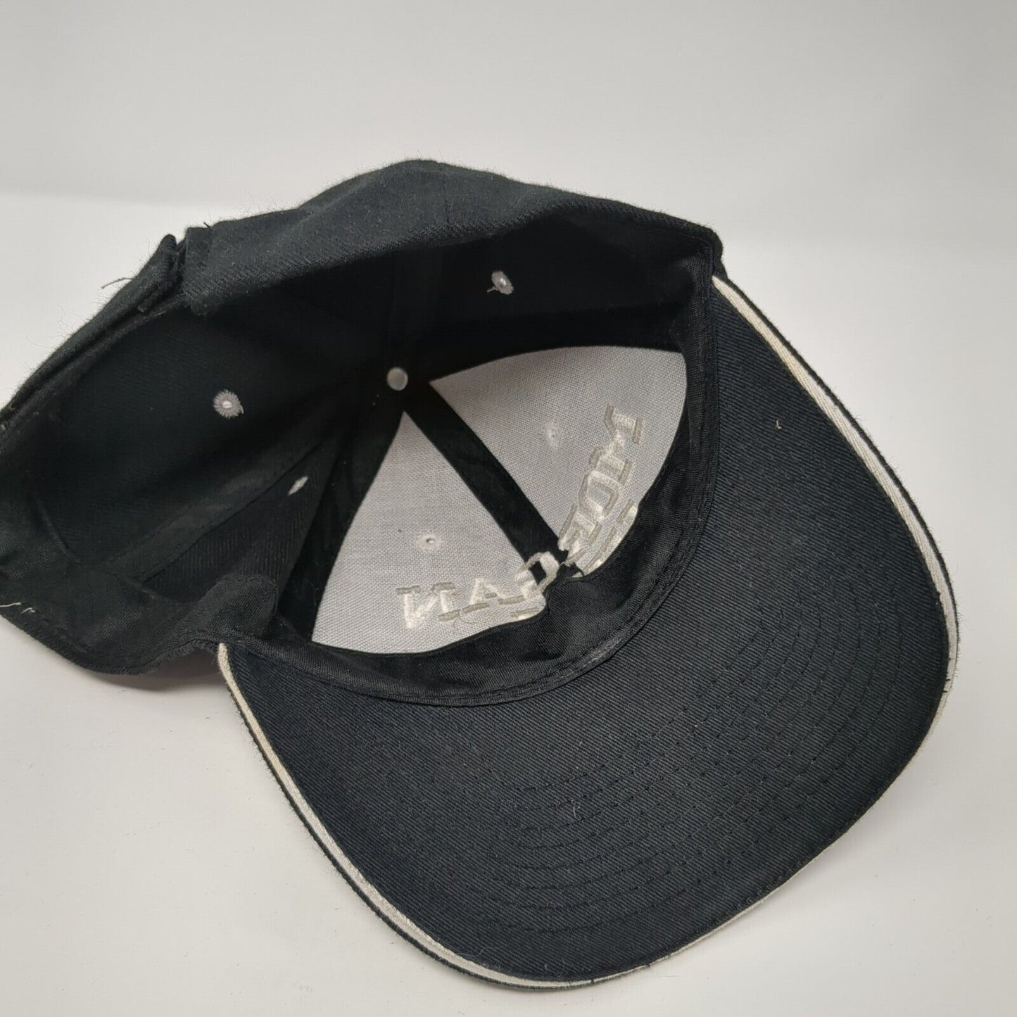 Morgan Hill Strapback Hat Black One Size Solid Adjustable Embroidered