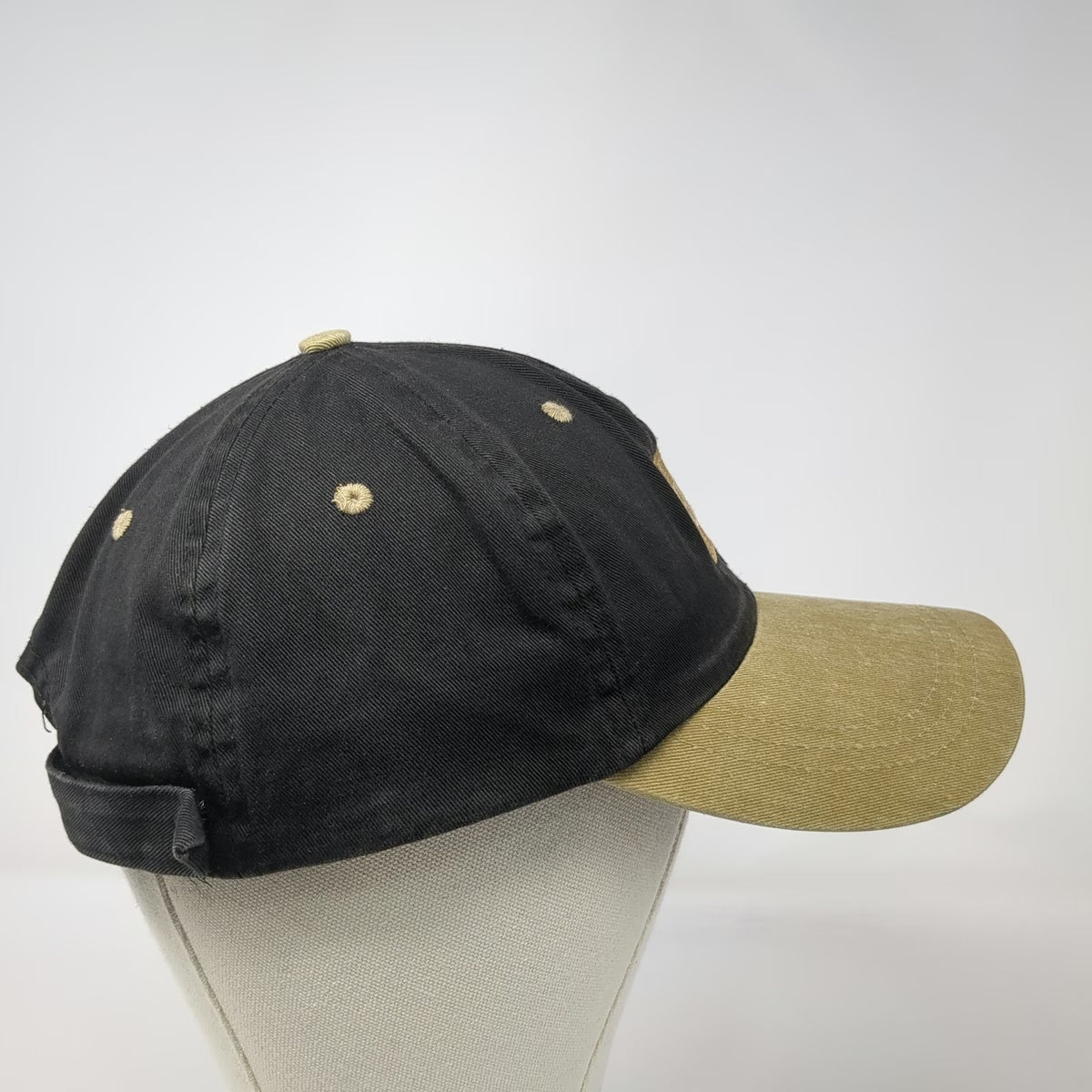 Ouray Sportswear Baseball Cap Black One Size JBL Logo Strapback 2-Tone Hat