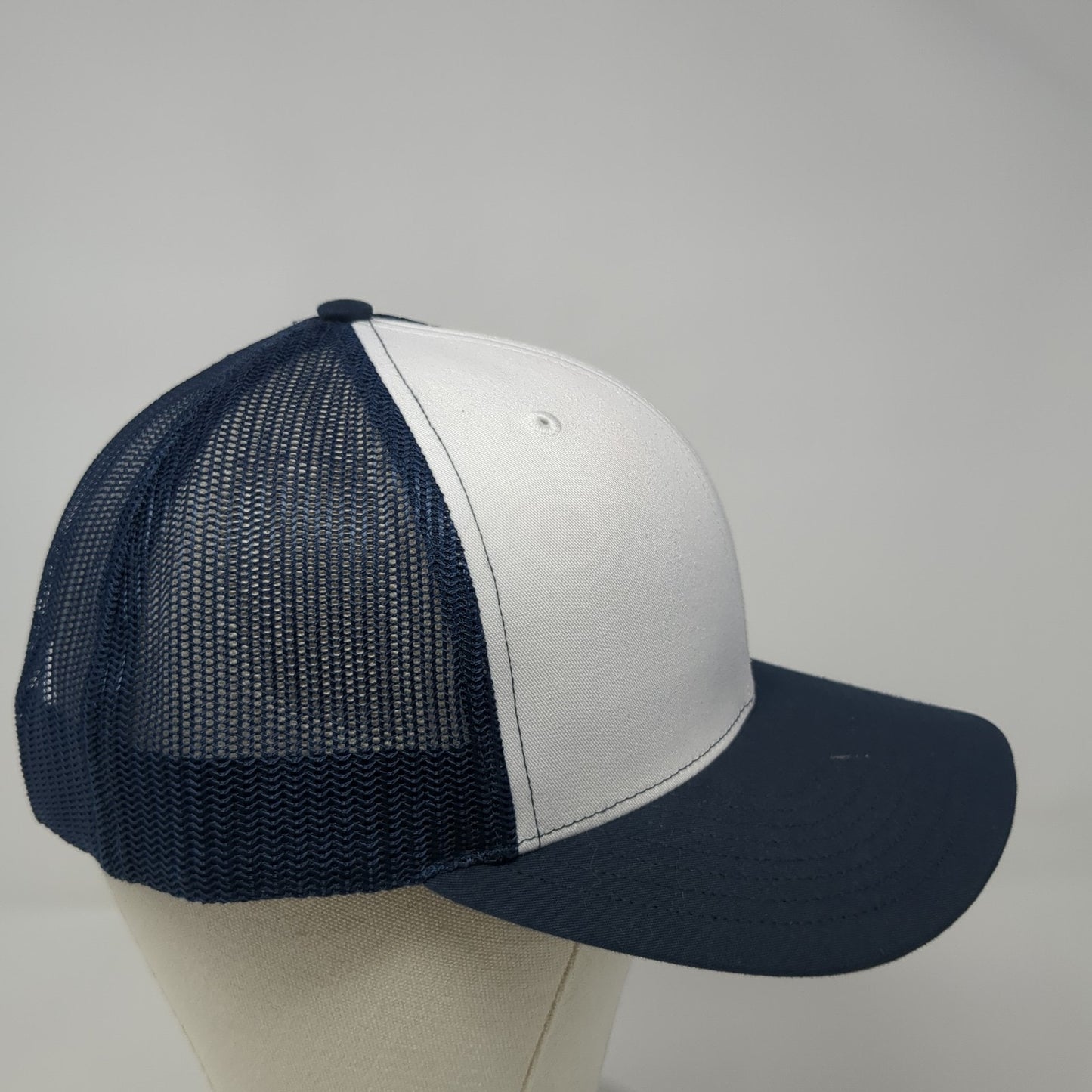 Meadow Golf Snapback Trucker Hat Blue One Size Adjustable Mesh Back Richardson